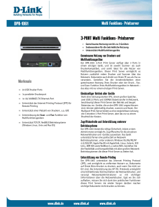 DPR-1061 3-PORT Multi Funktions- Printserver