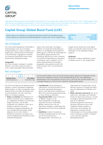 Capital Group Global Bond Fund (LUX) Cd GBP