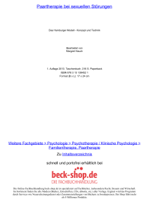 Paartherapie bei sexuellen Störungen - ReadingSample - Beck-Shop