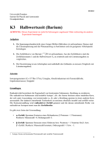 K3 Halbwertszeit (Barium)