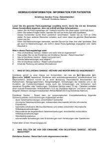 gebrauchsinformation: information für patienten