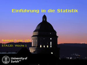 Einführung in die Statistik