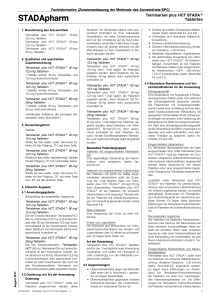 Telmisartan plus HCT STADA Tabletten