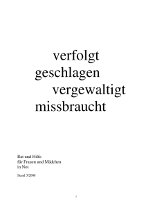 Überarbeitete Broschüre 2- 2008 - Die Gleichstellungsbeauftragten