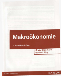 Makroökonomie 6., aktualisierte Auflage Olivier Blanchard