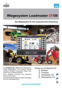 Wiegesystem Loadmaster 100 - MSO