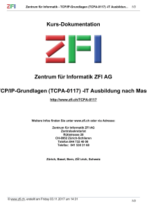 TCPA-0117 - Zentrum für Informatik ZFI AG
