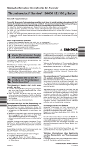 Thrombareduct® Sandoz® 180 000 IE/100 g Salbe