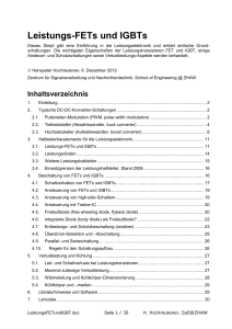 Leistungs-FETs und IGBTs