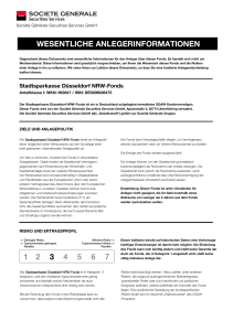 wesentliche anlegerinformationen - Société Générale Securities