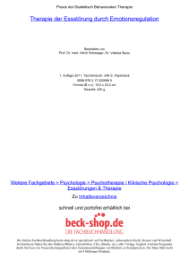 Therapie der Essstörung durch Emotionsregulation - Beck-Shop