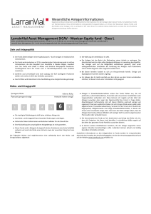 Wesentliche Anlegerinforma onen LarrainVial Asset Management