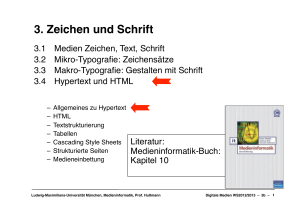 3. Zeichen und Schrift - LMU München