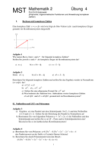MST Mathematik 2 Übung 4