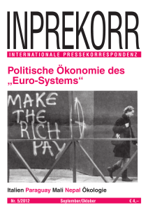 Politische Ökonomie des „Euro-Systems“