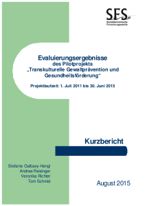 Kurzbericht - Fonds Gesundes Österreich