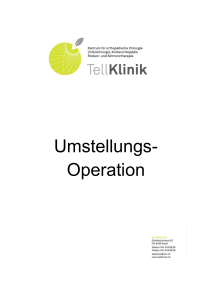 Umstellungs- Operation