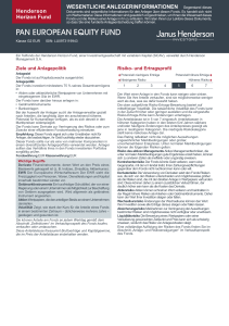 pan european equity fund - Janus Henderson Investors