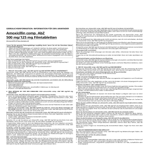 Amoxicillin comp. AbZ 500 mg/125 mg Filmtabletten