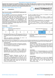 ACATIS Aktien Global Value Fonds