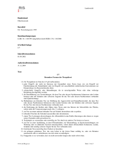 Bundesland Kurztitel Kundmachungsorgan §/Artikel/Anlage