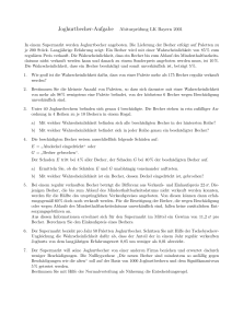 Joghurtbecher-Aufgabe Abiturprüfung LK Bayern 2001