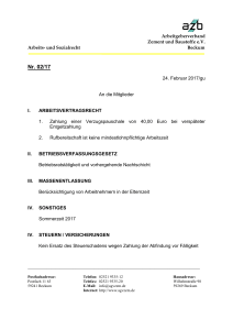 Nr. 02/17 - Intern – Arbeitgeberverband Zement und Baustoffe