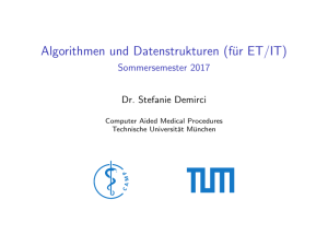 Fortgeschrittene Datenstrukturen - CAMP-TUM