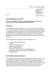 Der Verein und das Projekt