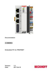 Documentation CX8093 -