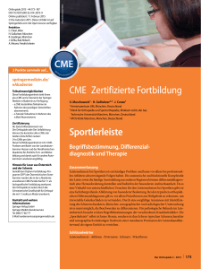 Sportlerleiste | springermedizin.de