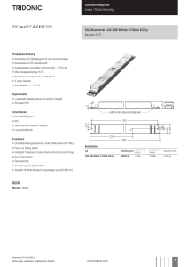 LED-Betriebsgeräte Linear / Fläche Dimming Uconverter LCAI 35W