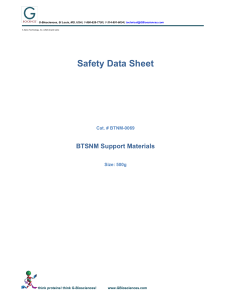Safety Data Sheet - G