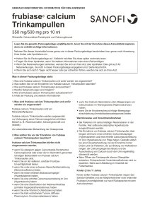 frubiase® calcium Trinkampullen - Apo