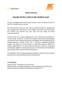 Claudio Fischer rückt in den Stadtrat nach