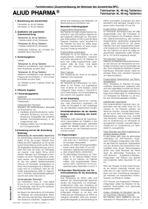 Telmisartan AL 40 mg/80 mg Tabletten - SRZ