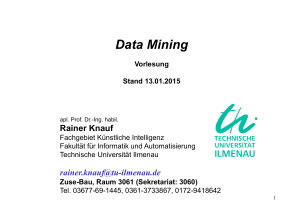 Data Mining - TU Ilmenau