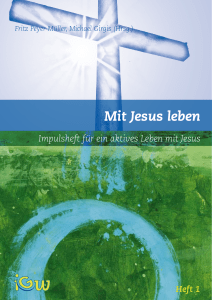 Mit Jesus leben