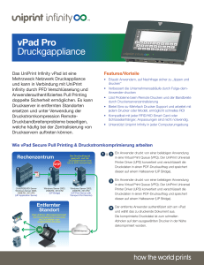 vPad Pro Druckgappliance