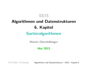 Algorithmen und Datenstrukturen