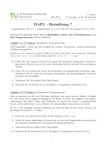 DAP2 Heimübung 7 - TU Dortmund, Informatik 2