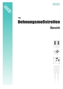 Dehnungsmessstreifen Übersicht - preusser