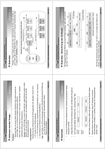 IP-Adressen we rden knapp... IP-Subnetze IP-Subnetze IP