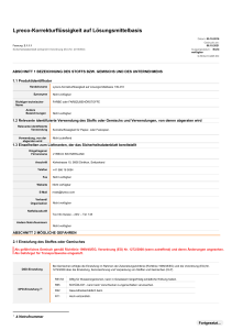 Lyreco-Korrekturflüssigkeit auf Lösungsmittelbasis