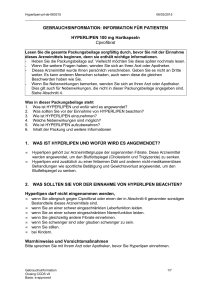 GEBRAUCHSINFORMATION: INFORMATION FÜR