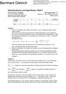 Datenstrukturen und Algorithmen