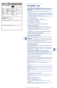 Sic-Ophtal® sine - Dr. Winzer Pharma