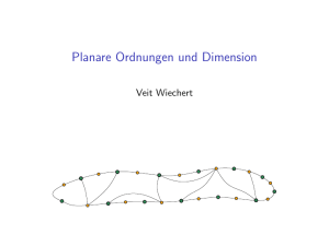 Planare Ordnungen und Dimension