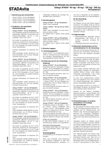 Ginkgo STADA 40/80/120/240 mg Filmtabletten