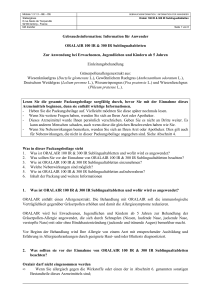 Gebrauchsinformation: Information für Anwender ORALAIR